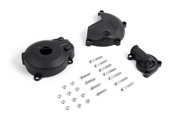 Защита крышек двигателя пластиковая (компл. 3 шт.) OTOM ZS 177FMM (NC250) черные pitbikemarket.ru