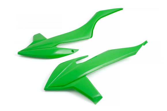 Облицовки боковые передние пара (комплект 2шт) зеленые (тип-KTM 2016-2023) BRZ X6M/ Gr8/ Progasi Wave pitbikemarket.ru