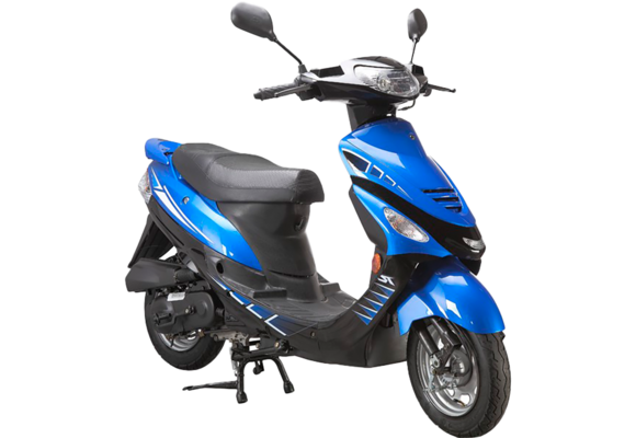 Скутер Racer RC50QT-3 Meteor (синий) (Россия) pitbikemarket.ru