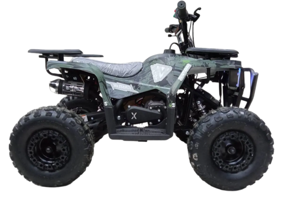 Детский бензиновый квадроцикл GRIZLIK MIDI ЕS BW с электростартером и родительским пультом pitbikemarket.ru