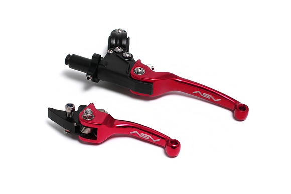 Комплект складный рычагов ASV CNC красный pitbikemarket.ru