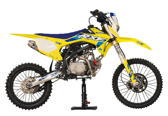 Питбайк Apollo RXF FREERIDE 150X-LE 19х16 Желтый (фара, электростартер) pitbikemarket.ru