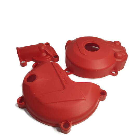 Крышки для защиты двигателя 177MM (NC250) красные OTOM ZS pitbikemarket.ru