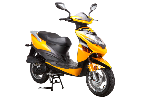 Скутер Racer RC50QT-6F Flame (желтый) (Россия) pitbikemarket.ru