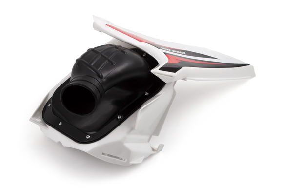 Корпус воздушного фильтра с патрубком на эндуро KTM SX85 13-16г. (рама К5) белый pitbikemarket.ru