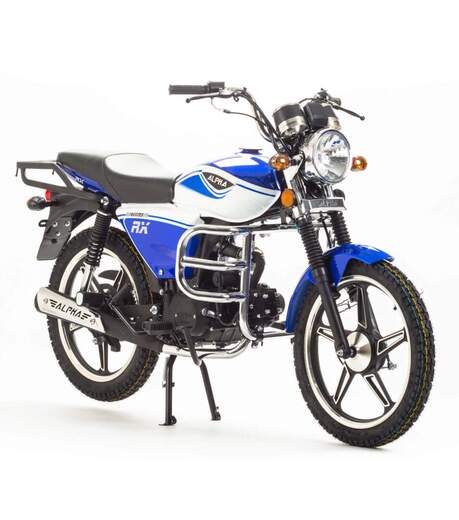 Мопед Motoland Альфа RX 11 синий (A) pitbikemarket.ru