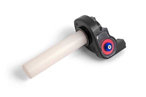 Ручка газа в сборе для мотоцикла (короткоходная с роликом) OTOM pitbikemarket.ru